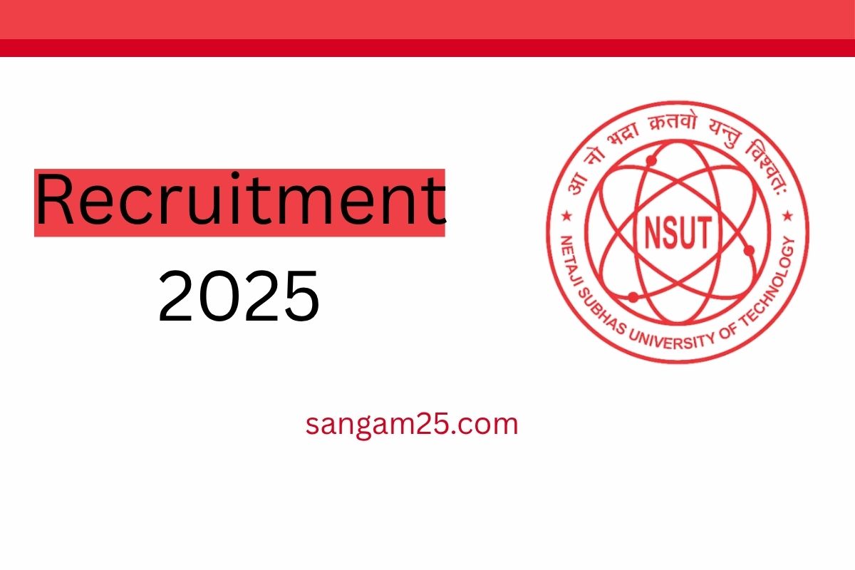 Delhi NSUT Teaching Recruitment 2025