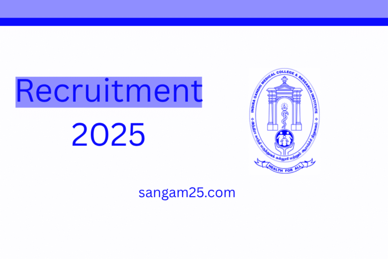 IGMCRI Nursing Officer Recruitment 2025
