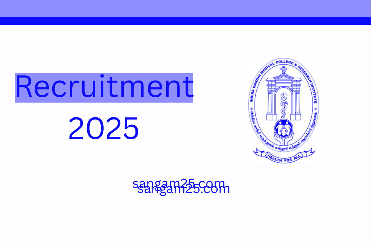 IGMCRI Nursing Officer Recruitment 2025